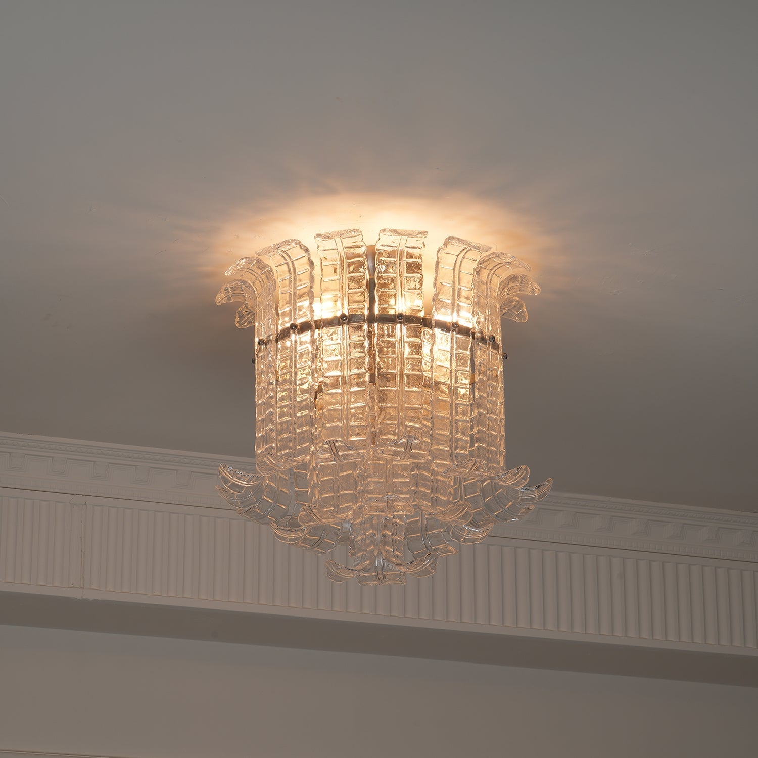 Calista Murano Glass Ceiling Lamp-Homelova