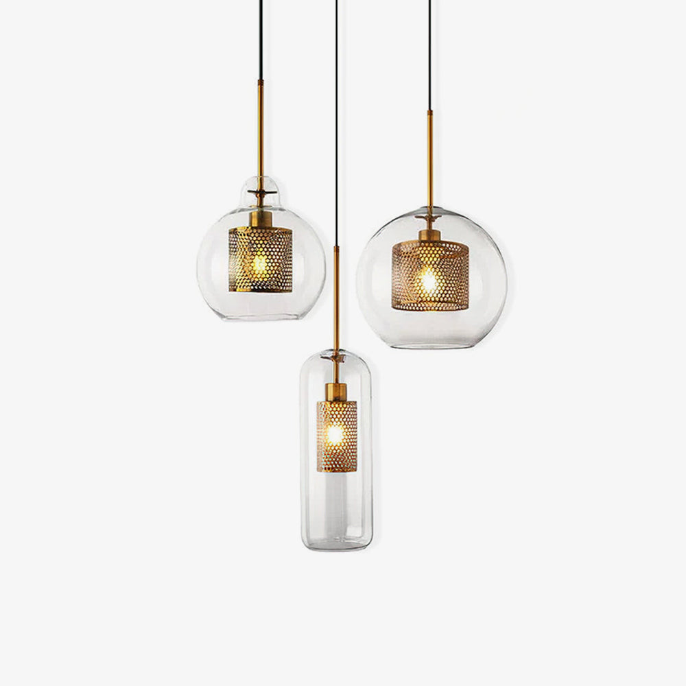 Chiswick Glass Pendant Light-Homelova