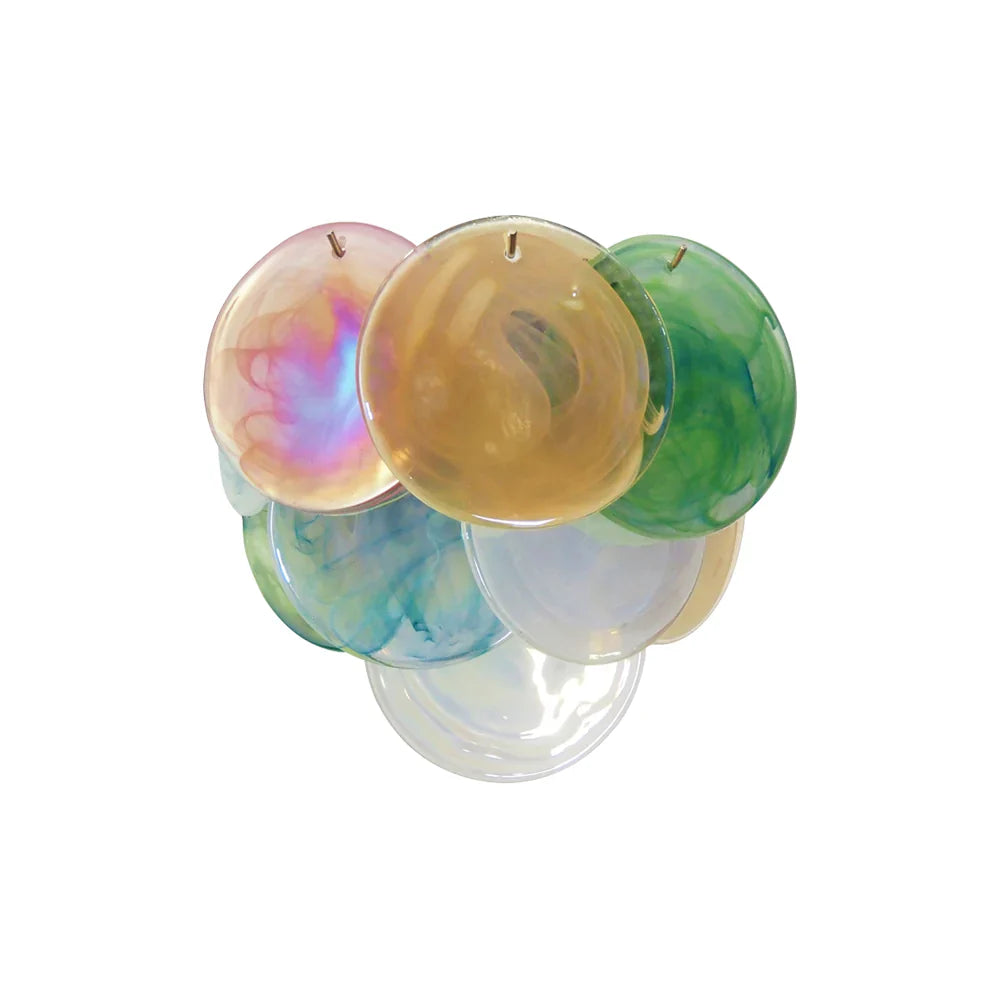 Colorful Murano Disc Wall Lamp-Homelova