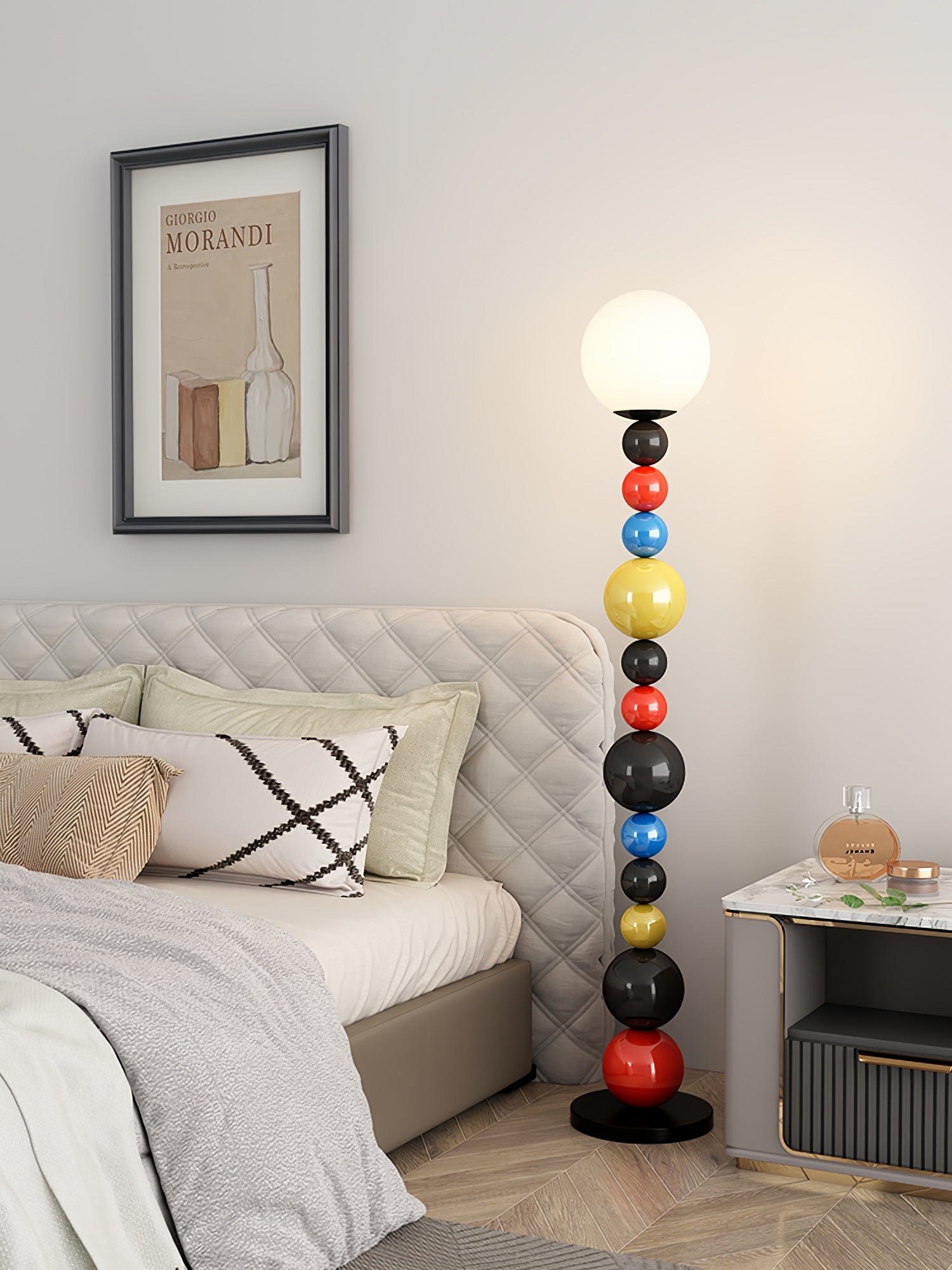 Colorful Round Ball Floor Lamp-Homelova