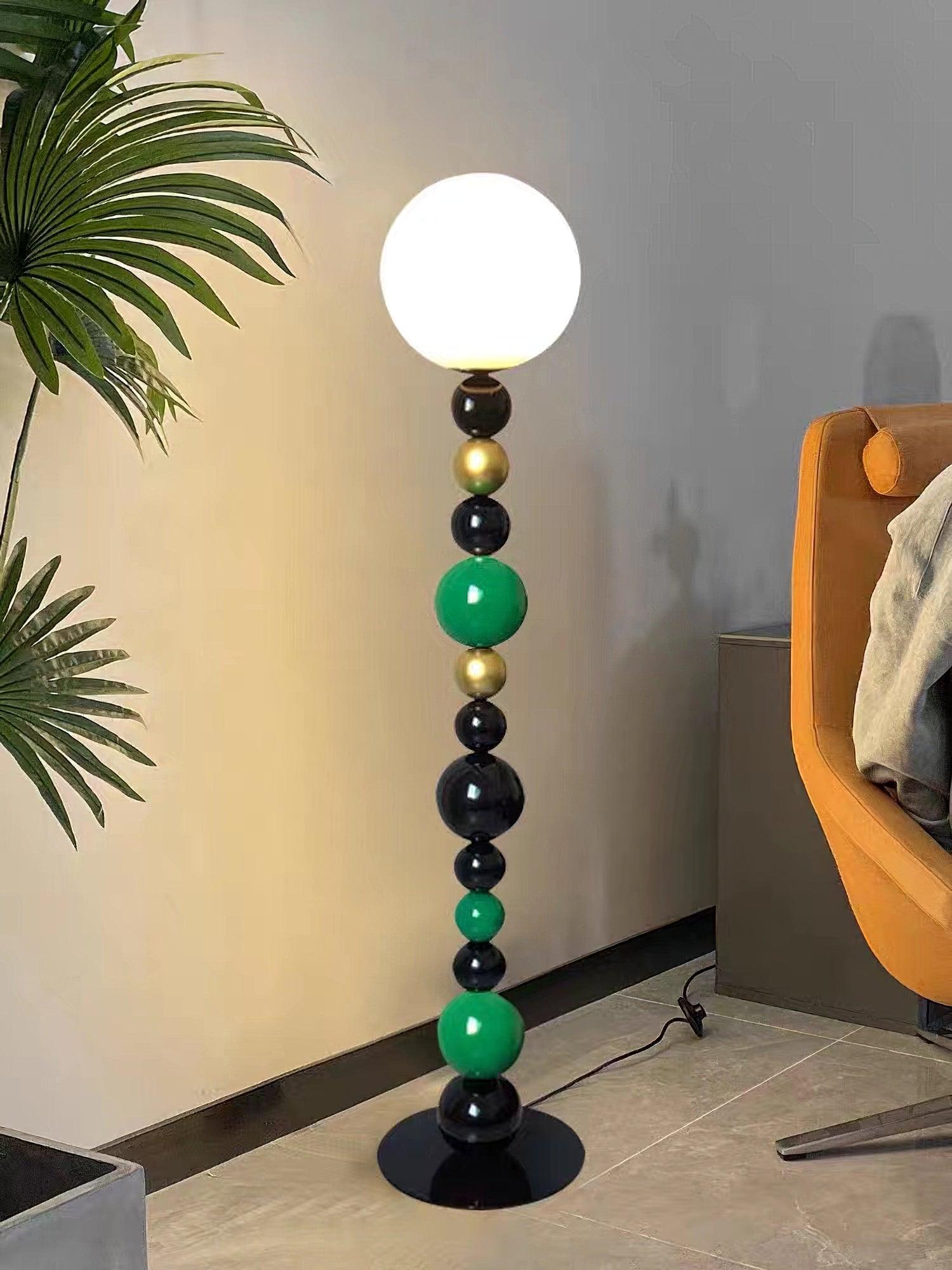 Colorful Round Ball Floor Lamp-Homelova