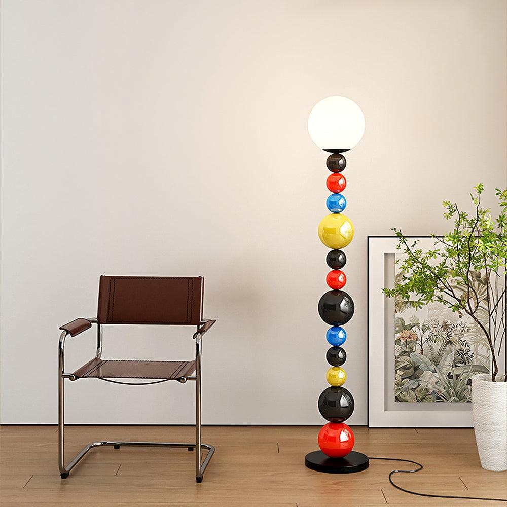 Colorful Round Ball Floor Lamp-Homelova