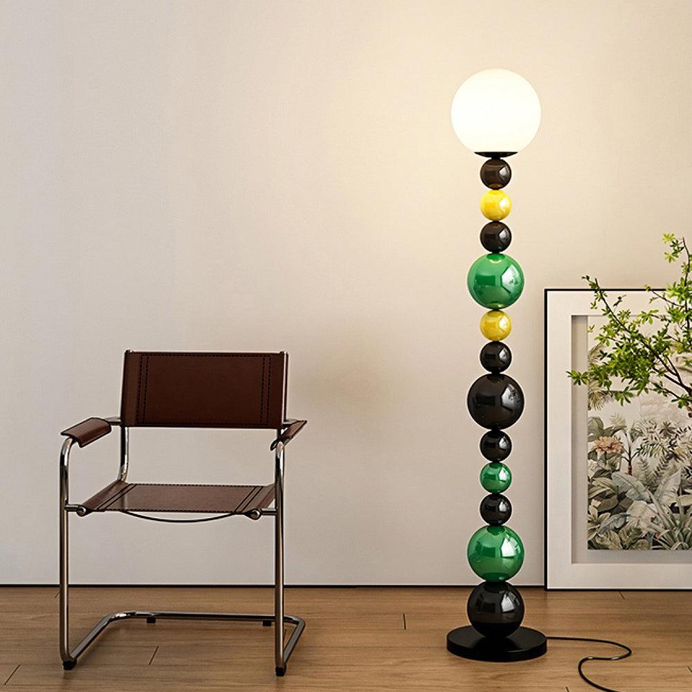 Colorful Round Ball Floor Lamp-Homelova