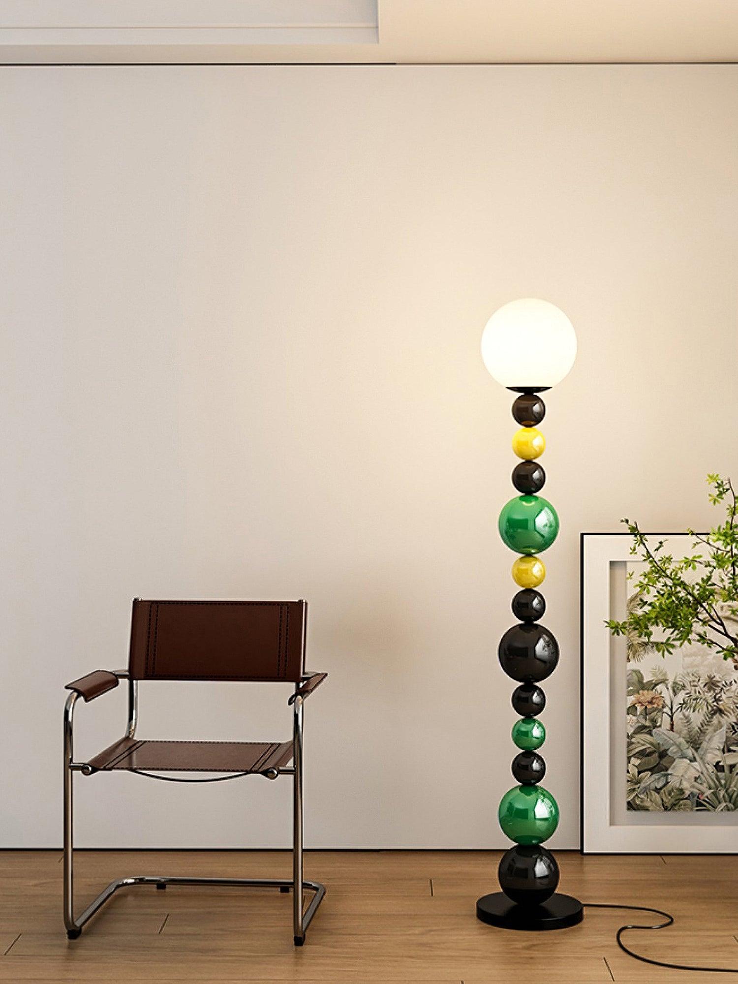 Colorful Round Ball Floor Lamp-Homelova