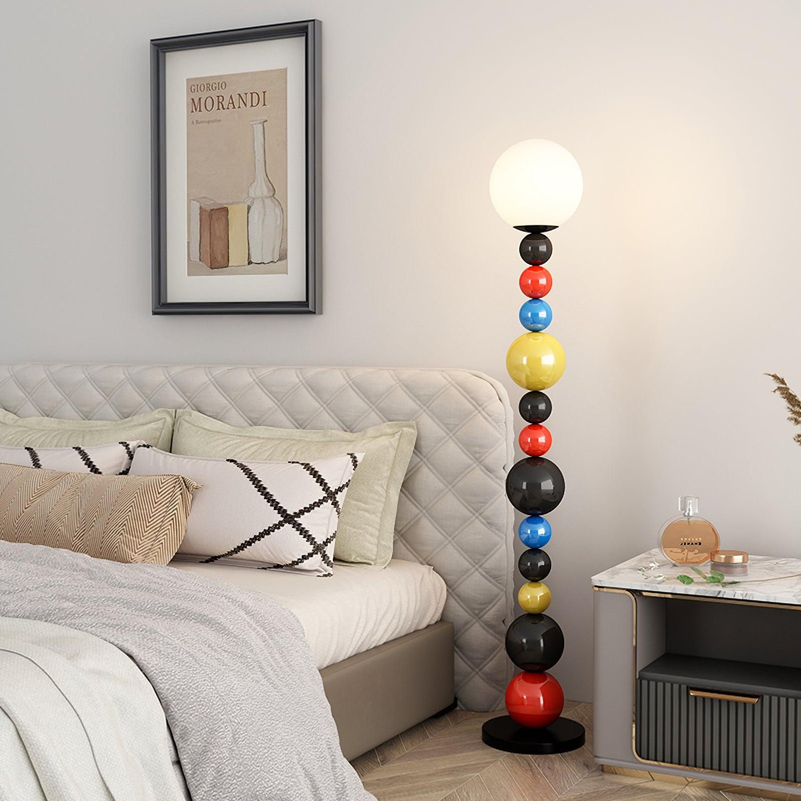 Colorful Round Ball Floor Lamp-Homelova