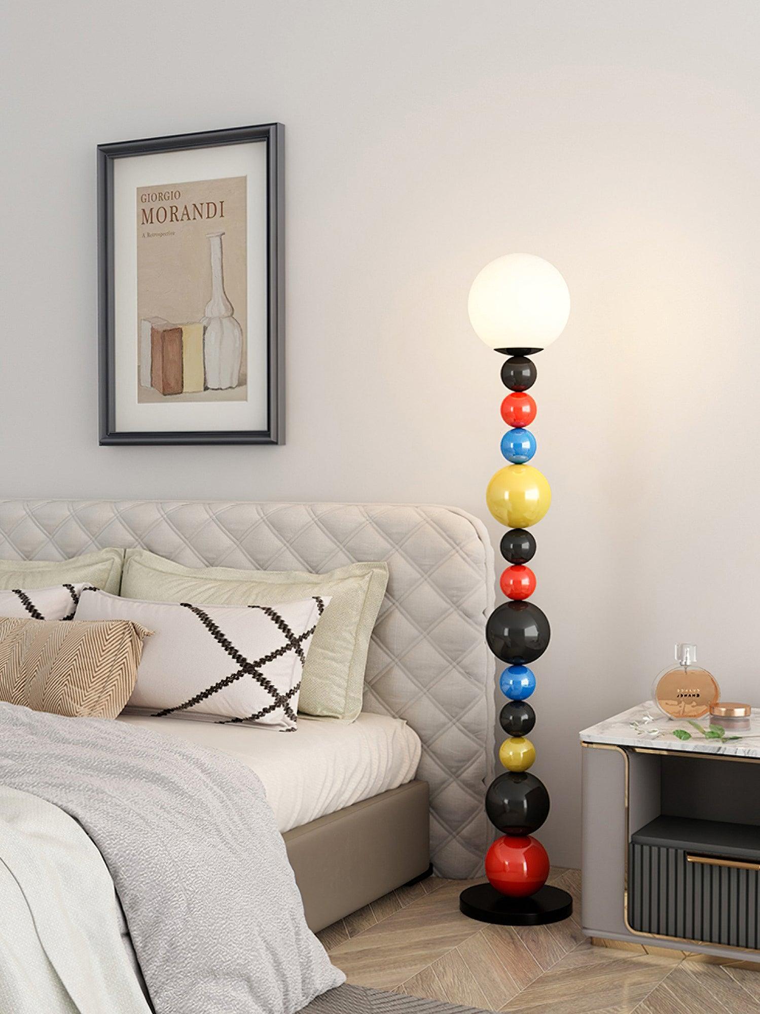 Colorful Round Ball Floor Lamp-Homelova