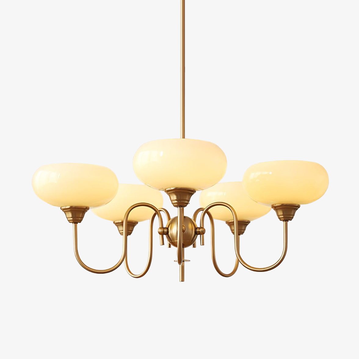 Creamy Persimmon Chandelier-Homelova