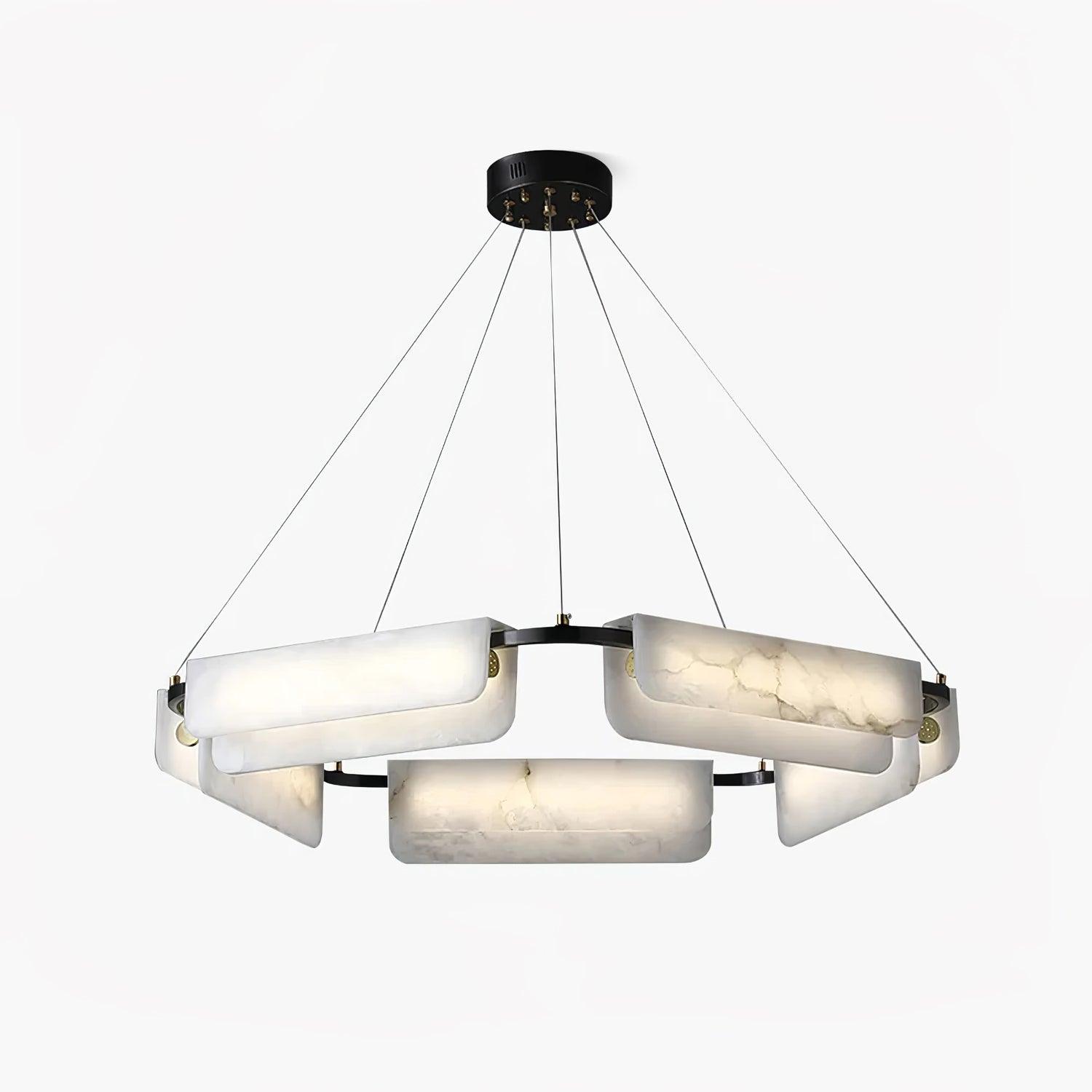 Delia Alabaster Chandelier-Homelova