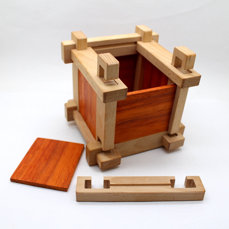 Diy Spliced Wooden Pen Holder, Children’S Building Block Gift-Homelova