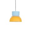 Light blue & Yellow ∅ 11.4″ x H 11.0″