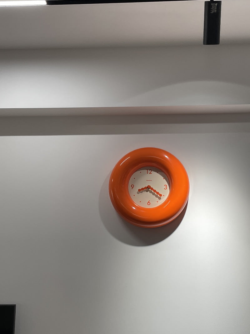 Exquisite Donut Wall Clock - Round Art Clock for Home, Office & Cafe Decor-Homelova