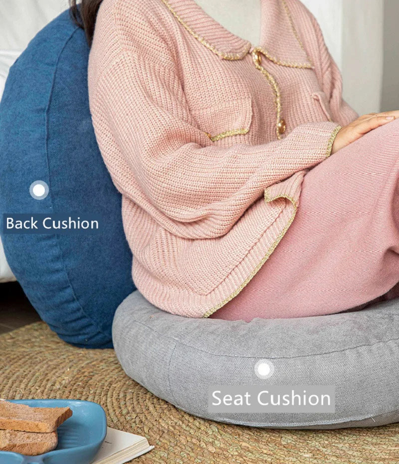 Round Meditation and Yoga Cushion - Comfortable Floor Cushion for Relaxation & Comfort-Homelova