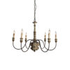 6 heads D 90cm x H 73cm / ∅ 35.4″ x H 28.7″