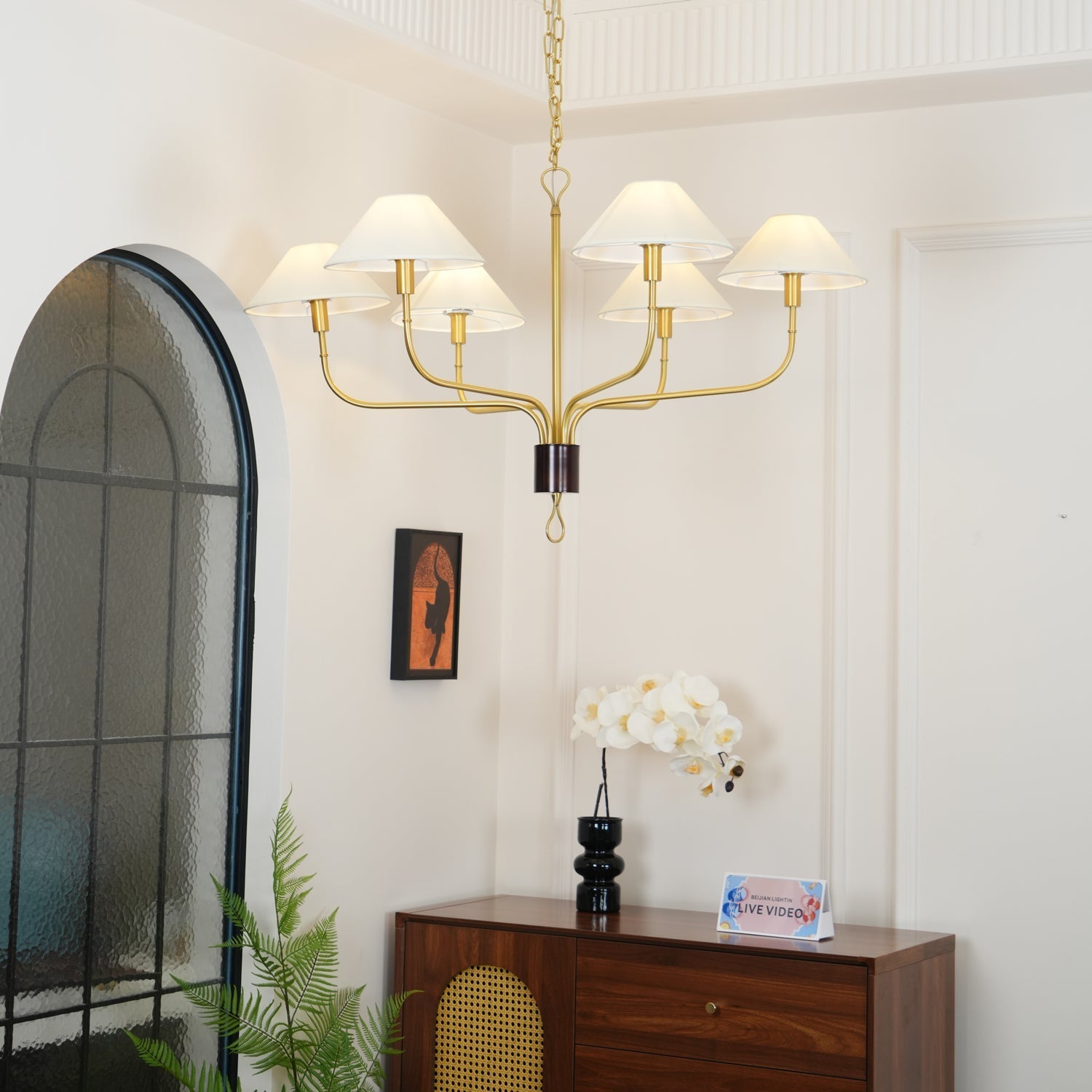 Griffin Staggered Tail Chandelier-Homelova
