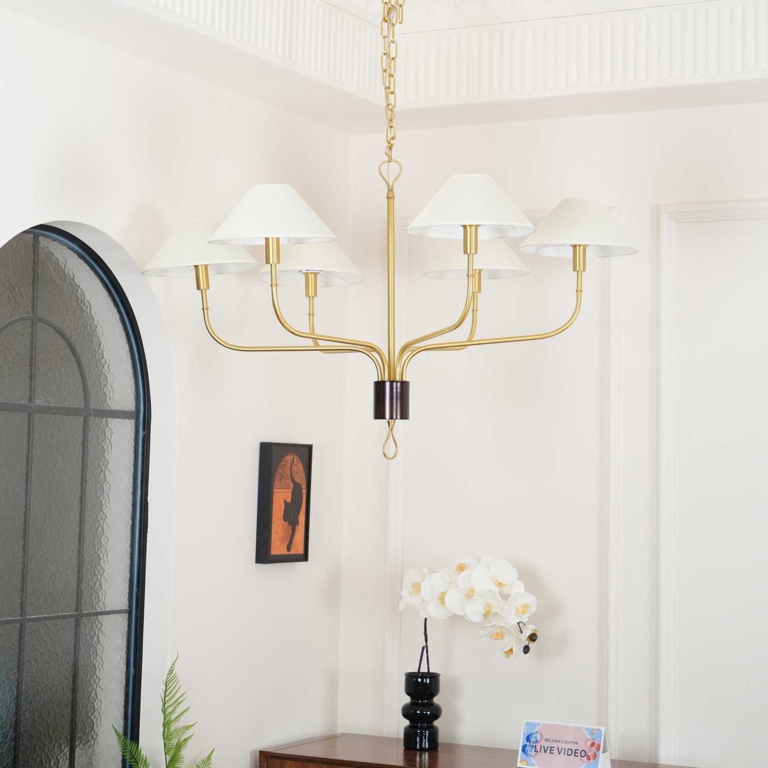 Griffin Staggered Tail Chandelier-Homelova