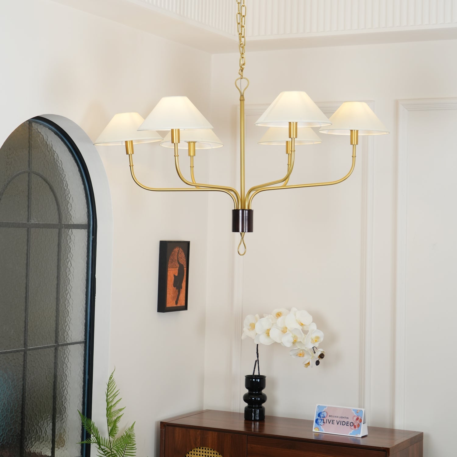 Griffin Staggered Tail Chandelier-Homelova