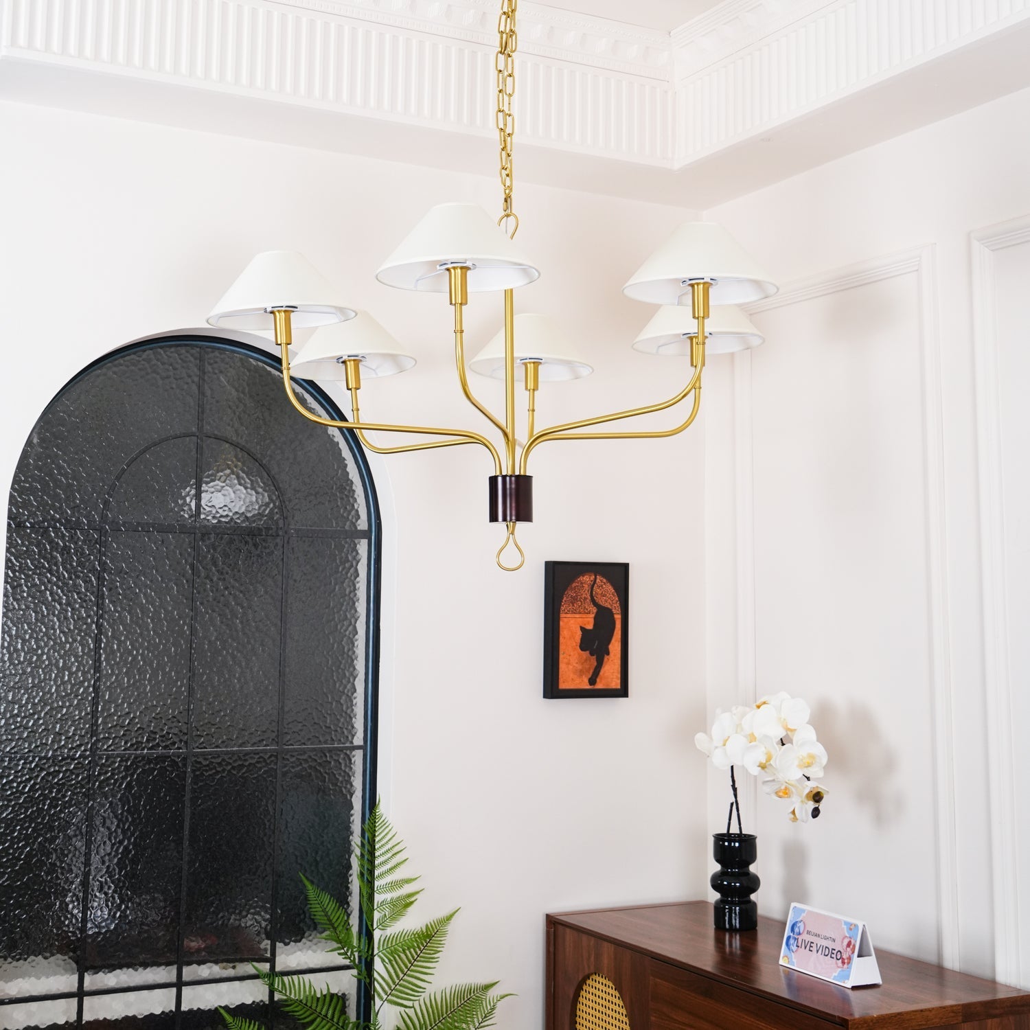 Griffin Staggered Tail Chandelier-Homelova