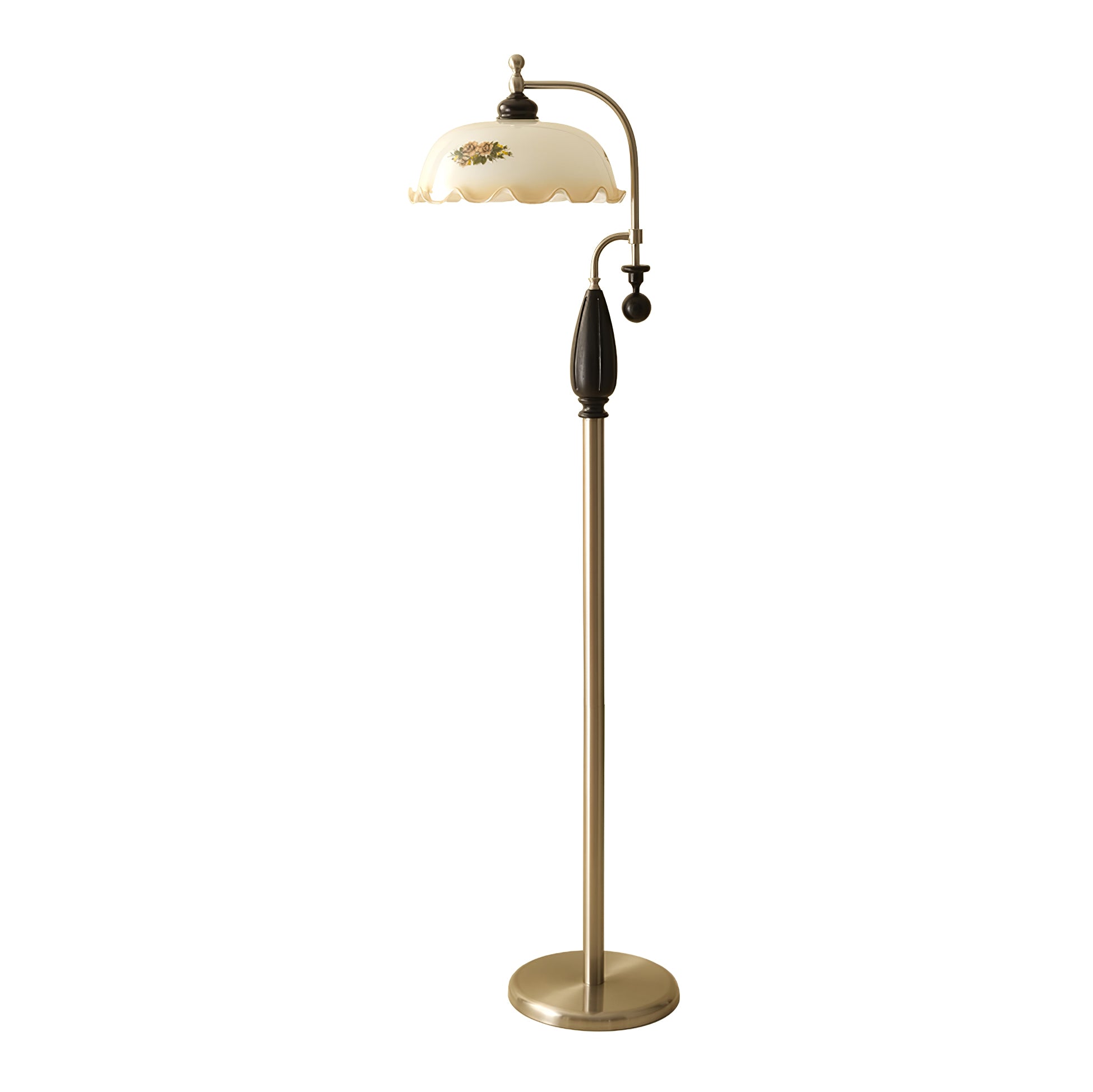 Heritage Bloom Floor Lamp-Homelova