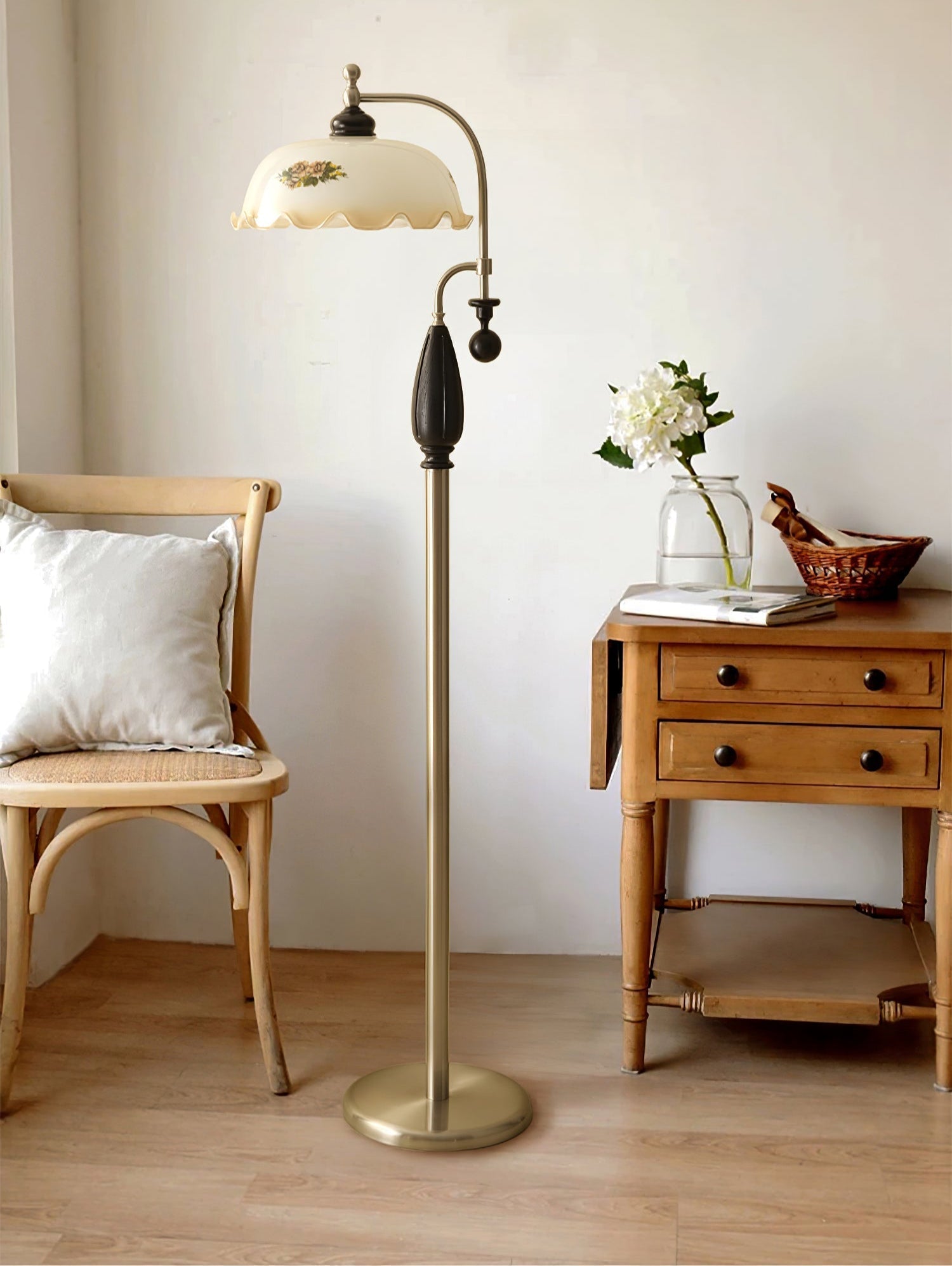 Heritage Bloom Floor Lamp-Homelova