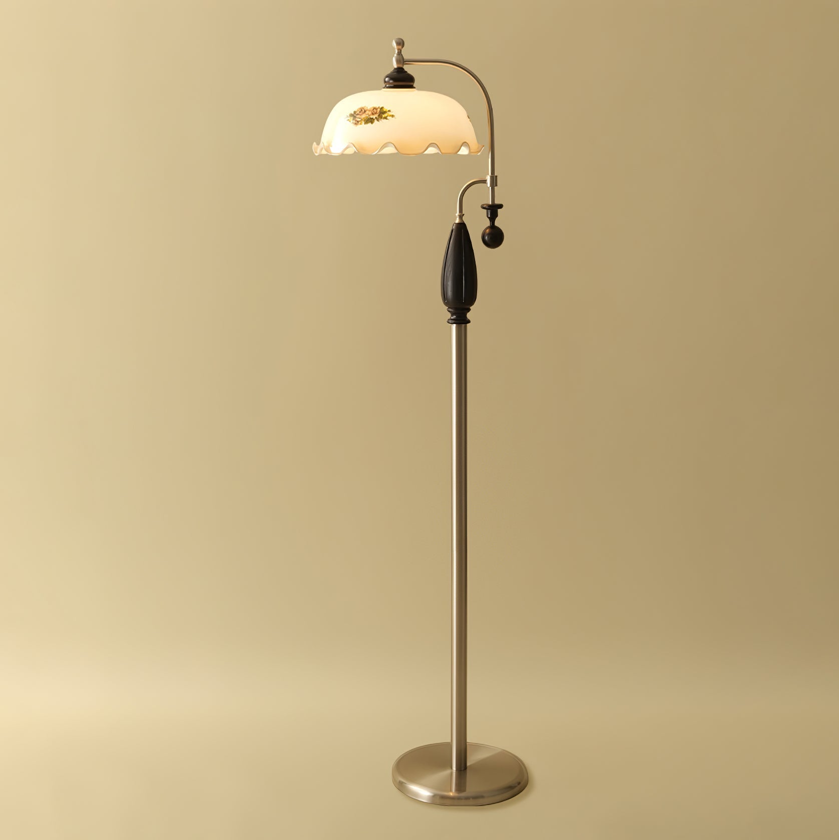 Heritage Bloom Floor Lamp-Homelova