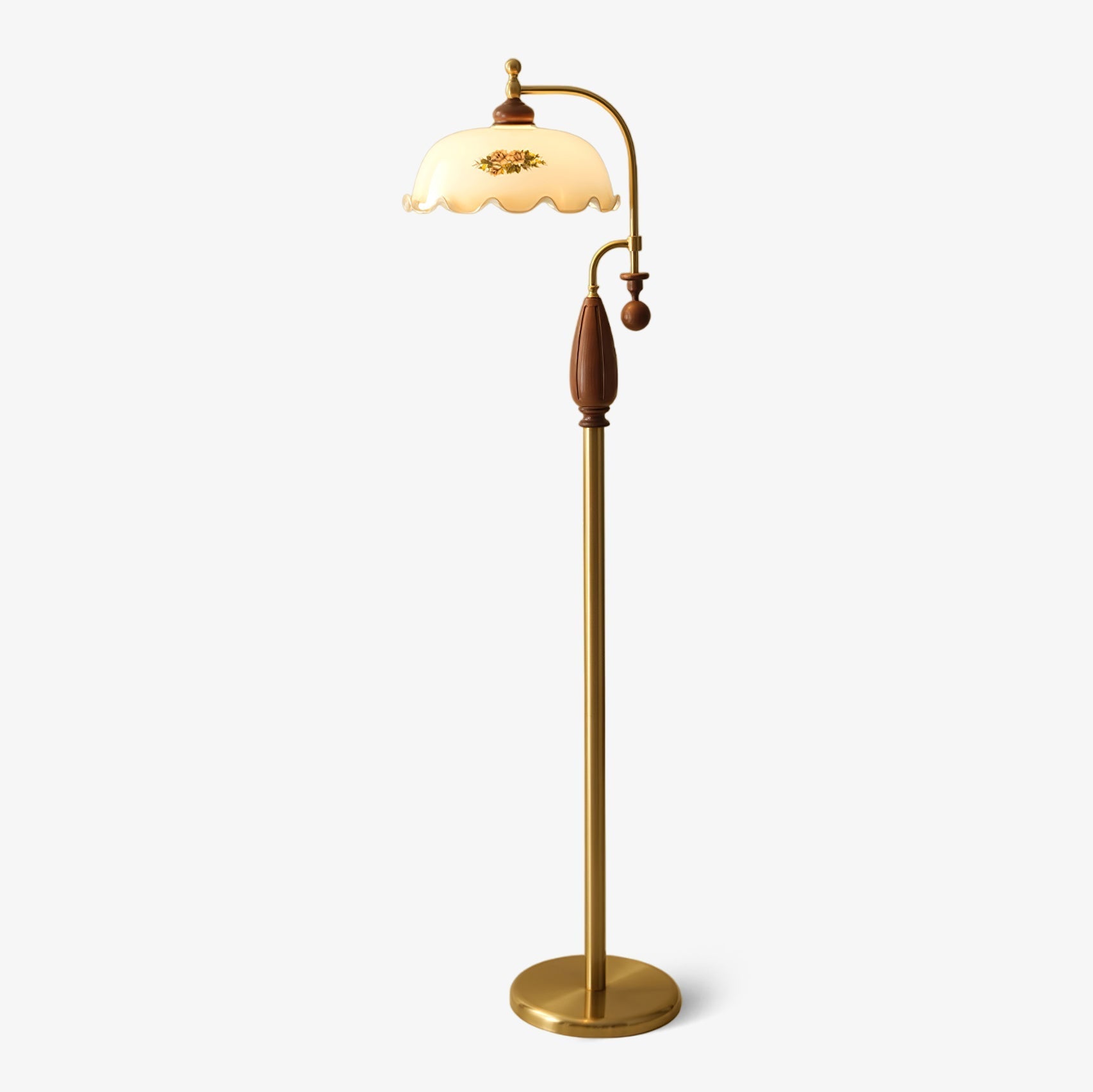 Heritage Bloom Floor Lamp-Homelova