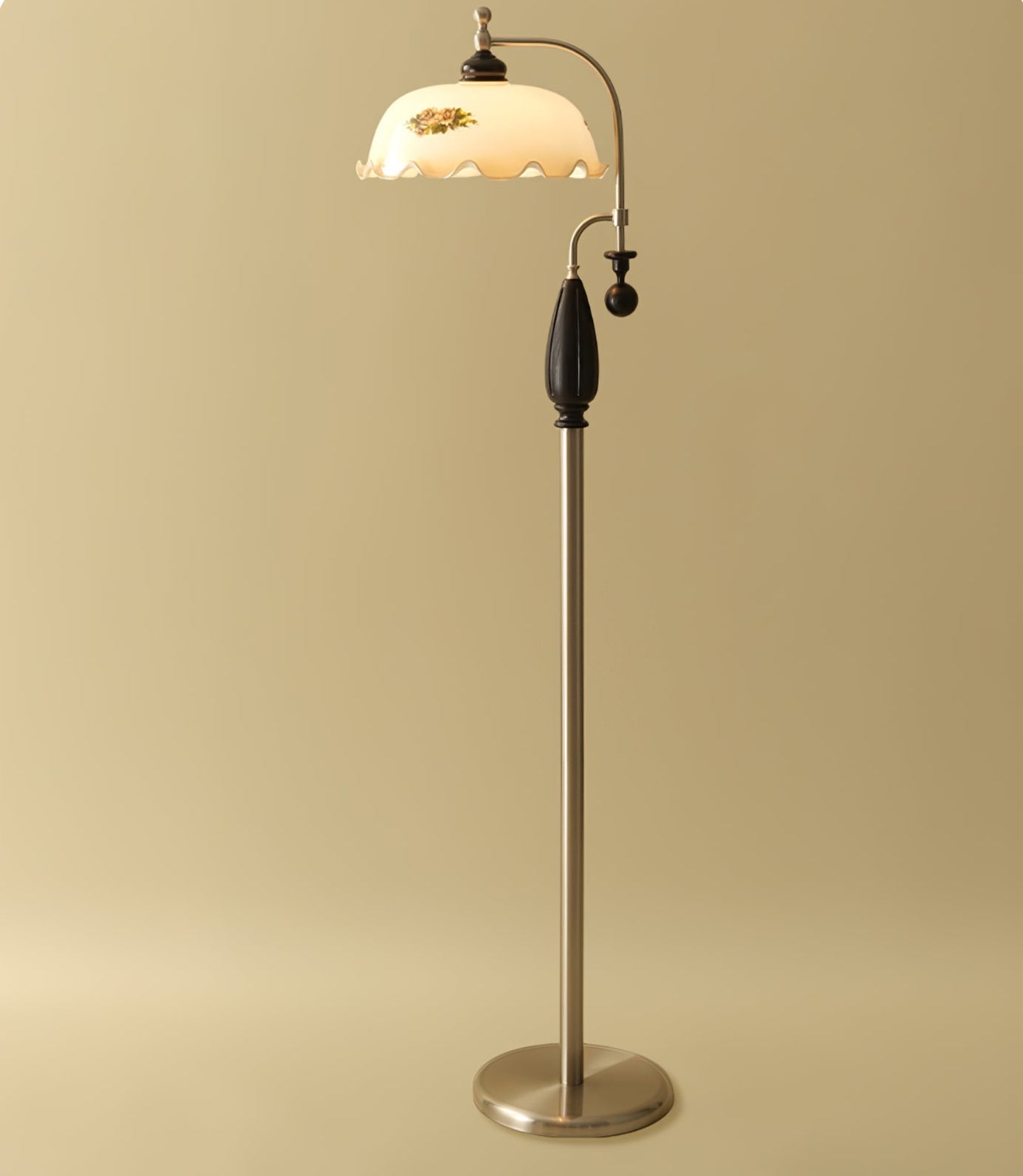 Heritage Bloom Floor Lamp-Homelova