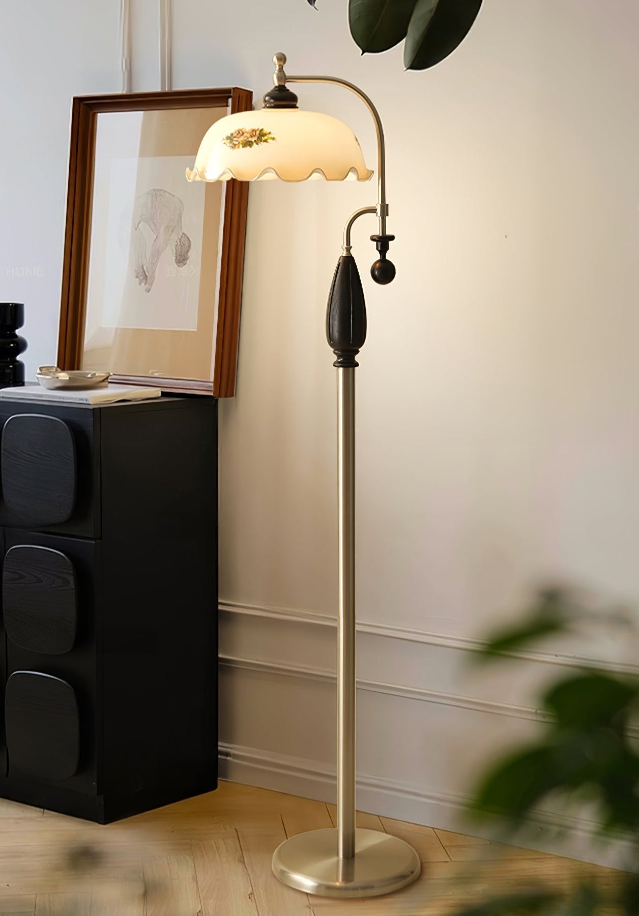 Heritage Bloom Floor Lamp-Homelova