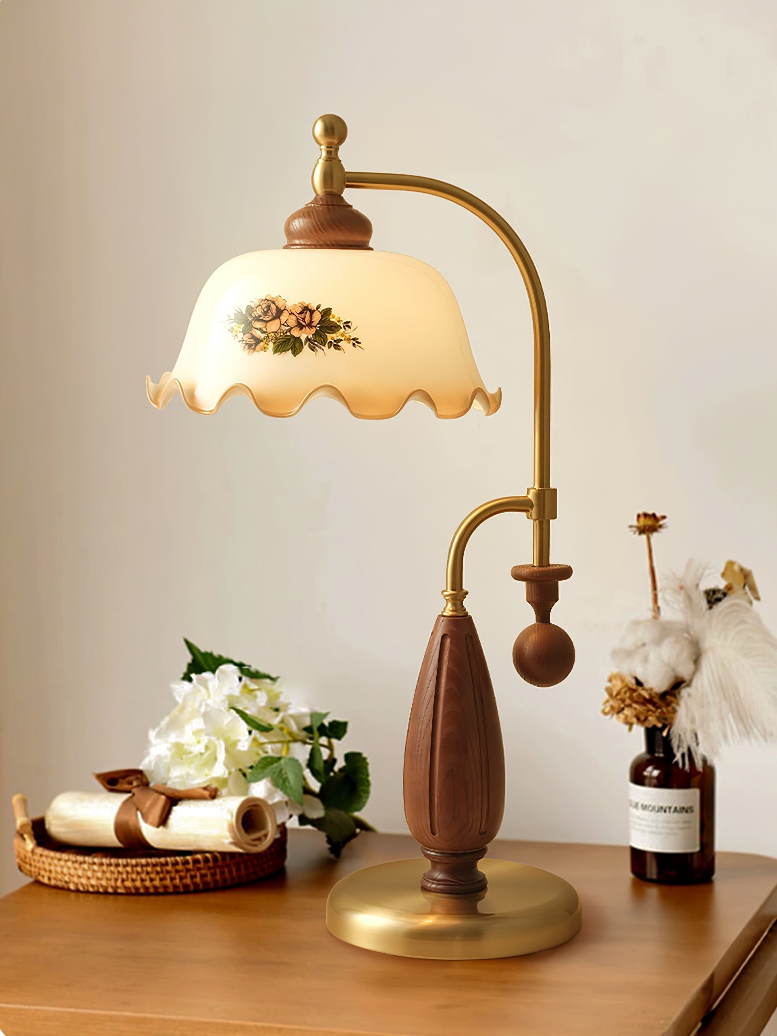 Heritage Bloom Table Lamp-Homelova
