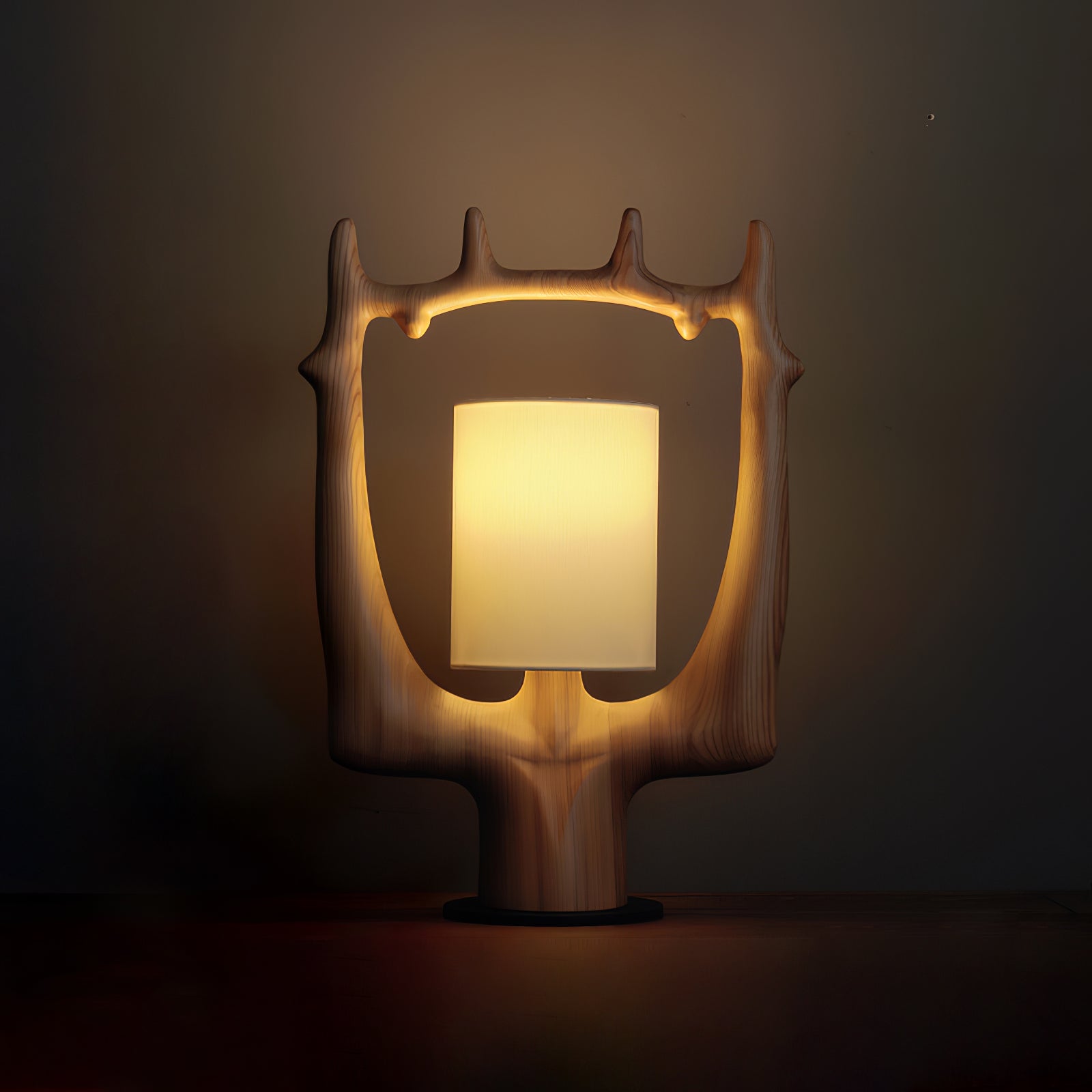 Antler Ring Table Lamp-Homelova