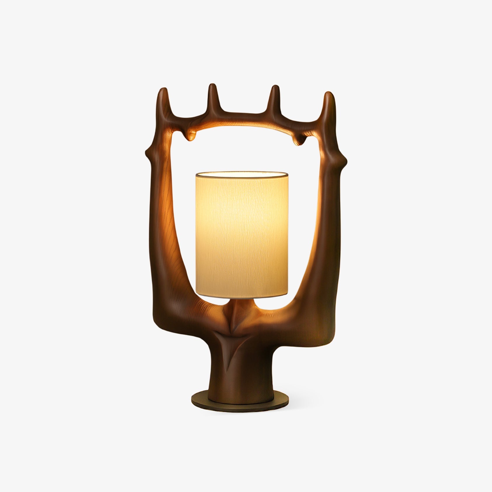 Antler Ring Table Lamp-Homelova