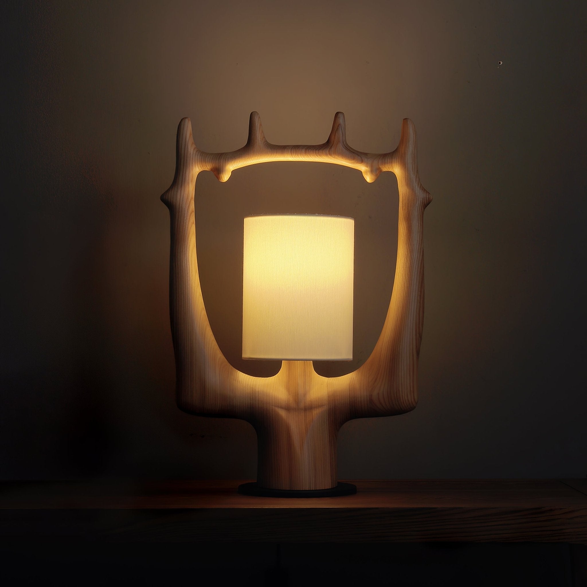 Antler Ring Table Lamp-Homelova