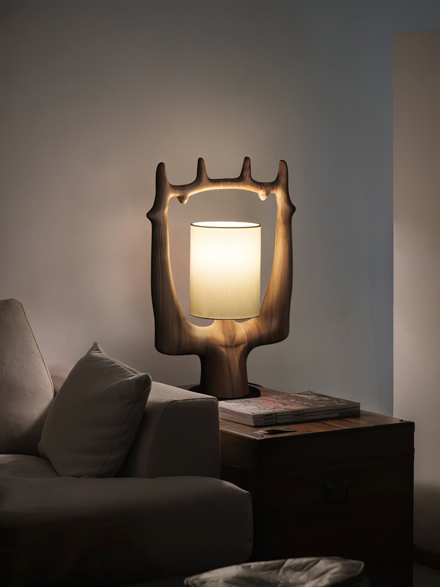 Antler Ring Table Lamp-Homelova