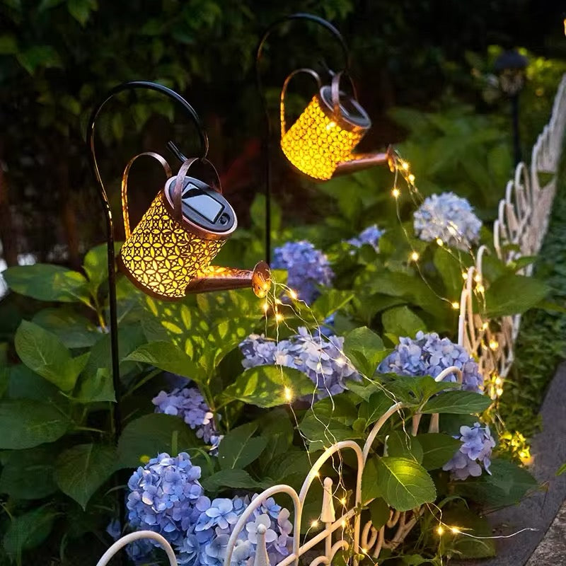 Solar Watering Can Lamp-Homelova