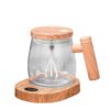 Maple burl-transparent white (battery model) + USB coaster warmer
