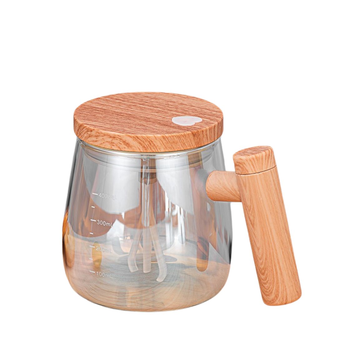 2-in-1 Wooden Mixing Cup-Homelova