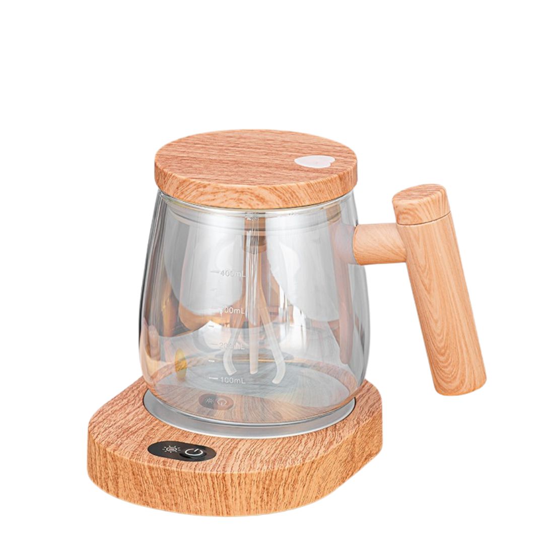 2-in-1 Wooden Mixing Cup-Homelova