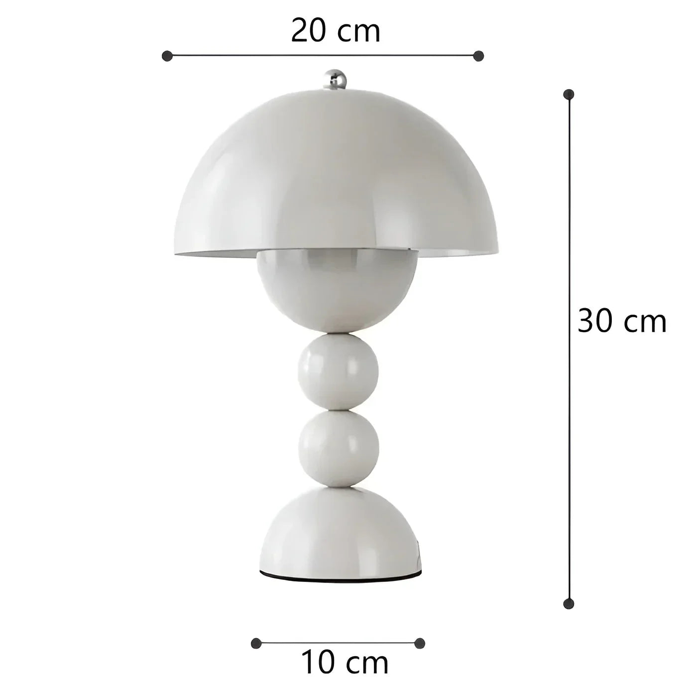 Modern Table Lamp in Scandinavian Design with Gold Accents-Homelova