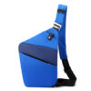 Royal blue with blue right shoulder