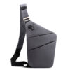 Dark gray left shoulder