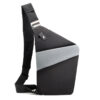 Black with gray left shoulder