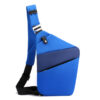 Royal blue with blue left shoulder