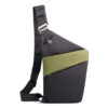 Black with green left shoulder