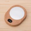 Maple wood grain USB coaster mat