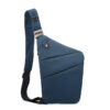 Dark blue left shoulder