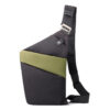 Black with green right shoulder