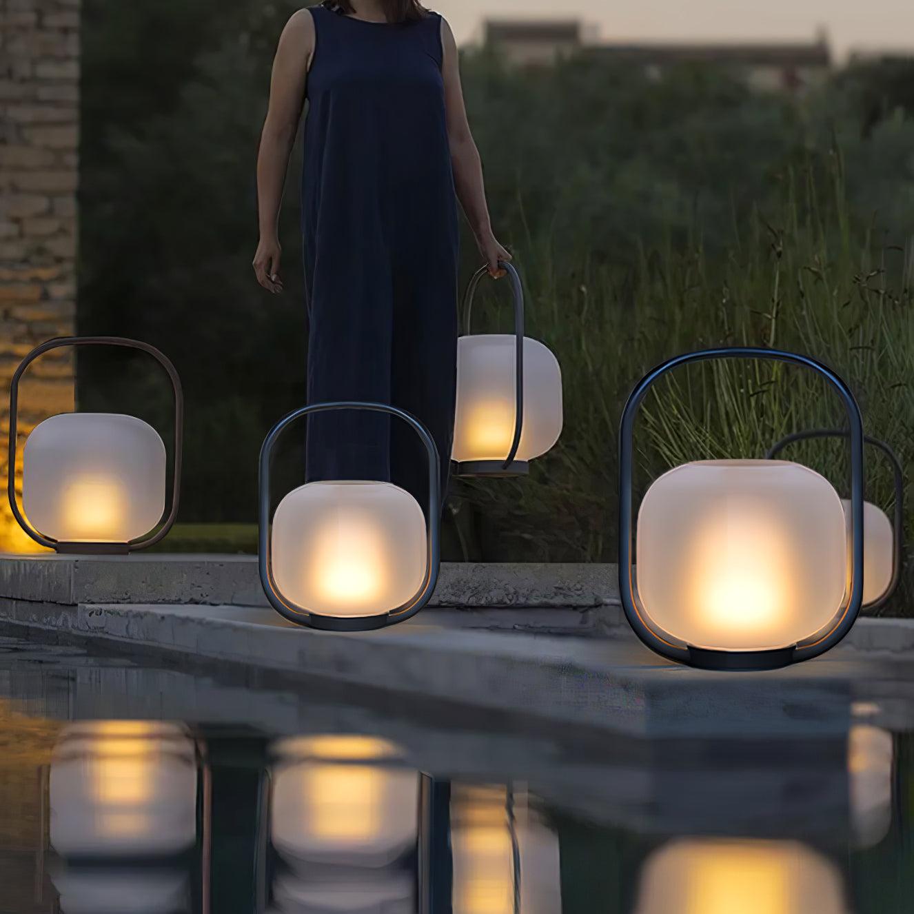 Portable Lantern Outdoor Table Lamp-Homelova