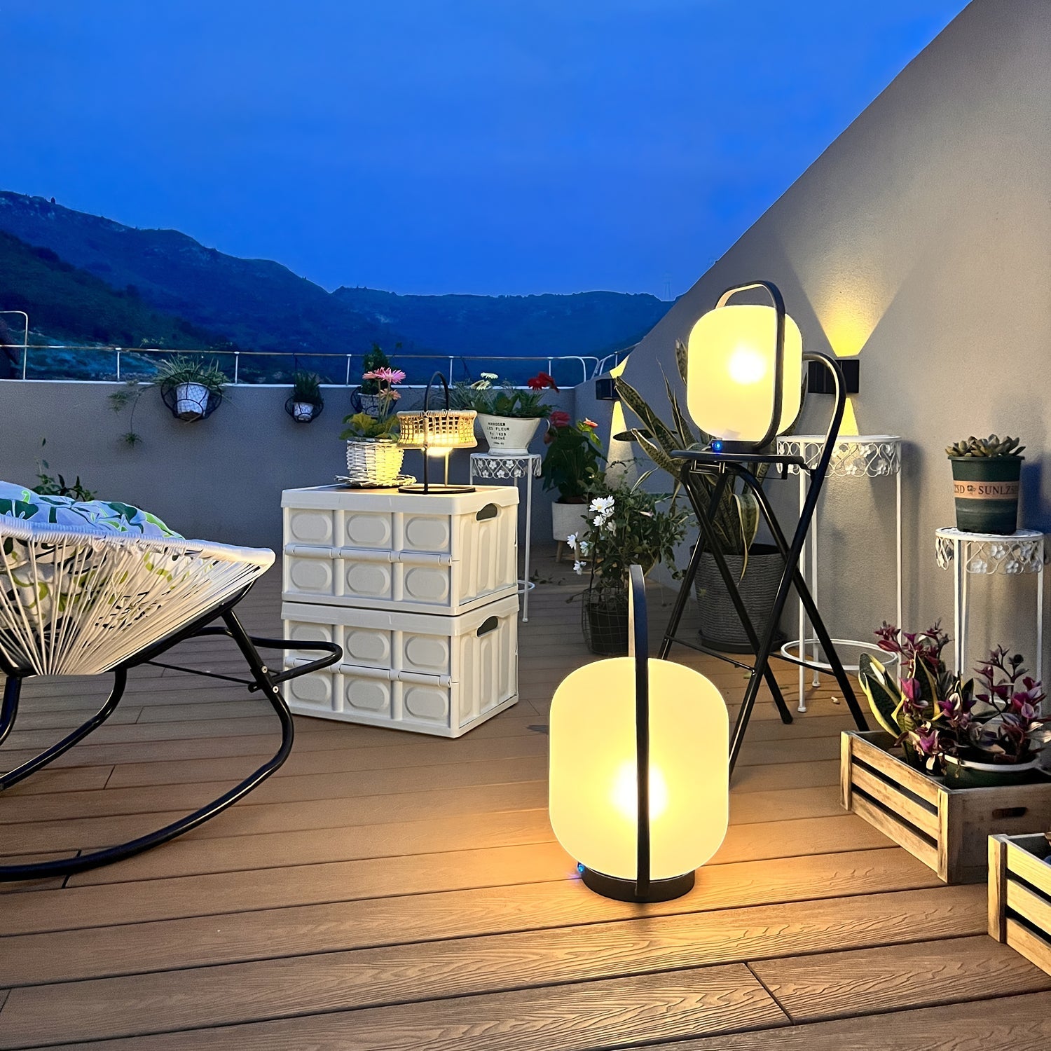 Portable Lantern Outdoor Table Lamp-Homelova