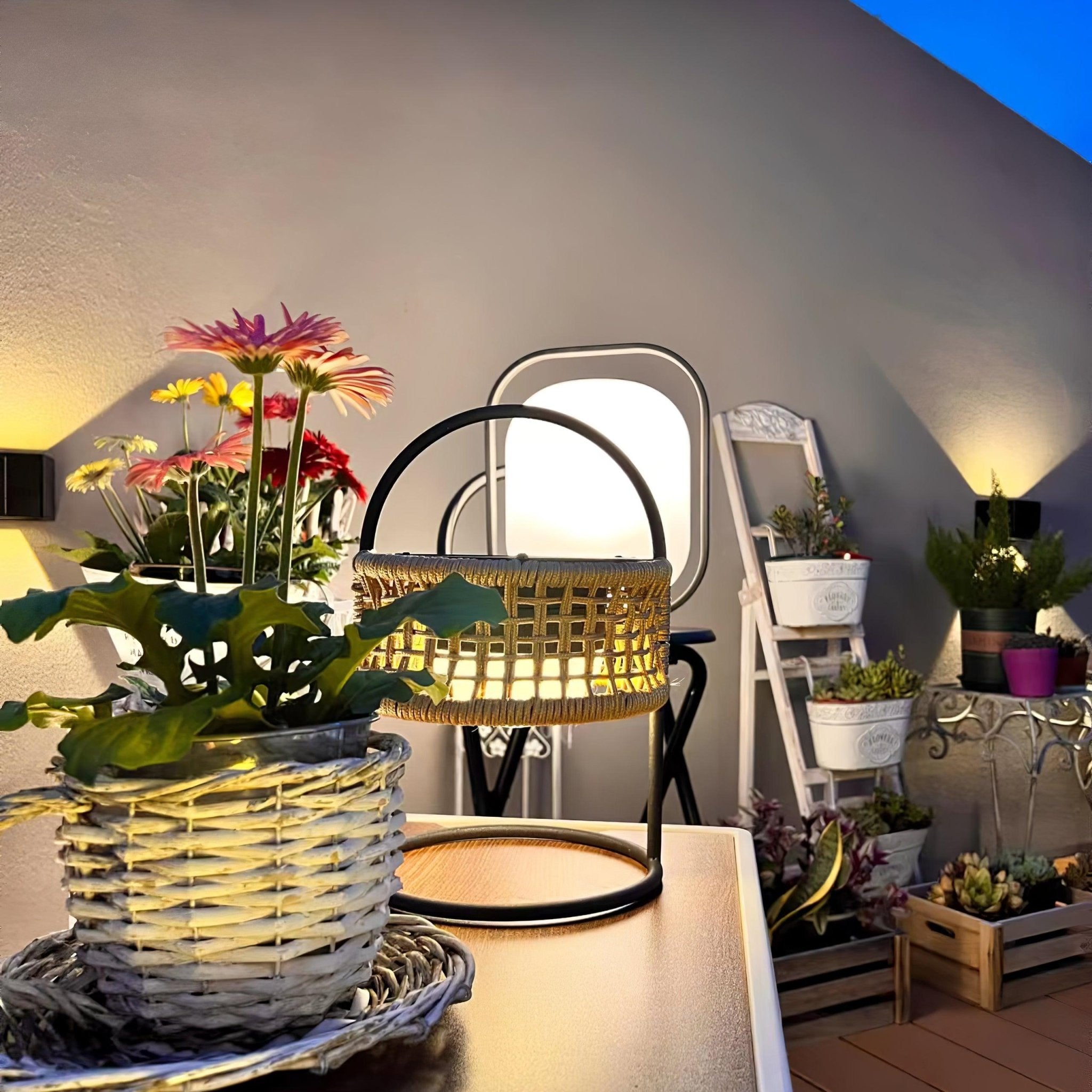 Portable Lantern Outdoor Table Lamp-Homelova