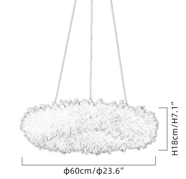 Quartz Crystal Chandelier