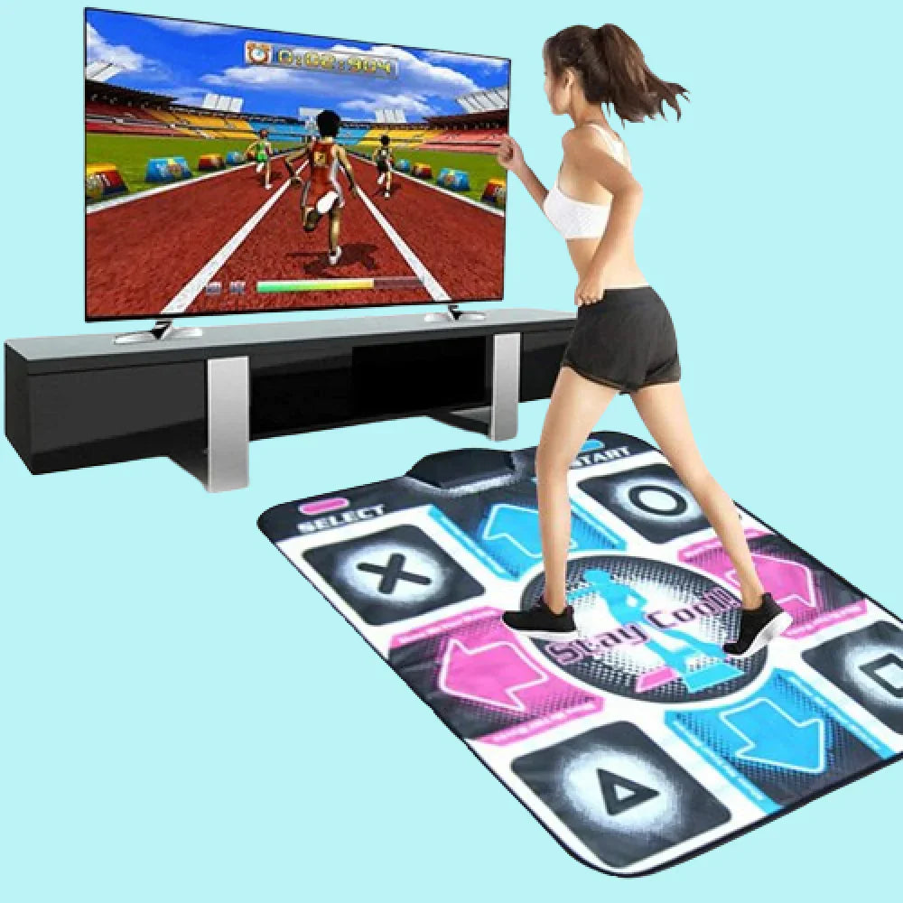 Interactive Dance Mat With Music And Motion Sensor For Playful Fitness Training-Homelova